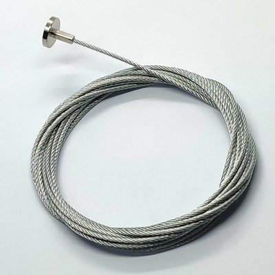 Tの形ターミナル適用範囲が広いワイヤー ケーブルの吊り鎖7X7の締縄のステンレス鋼 ワイヤー ロープ
